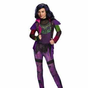 Disney Descendants Mal youth costume size 10 - 12.